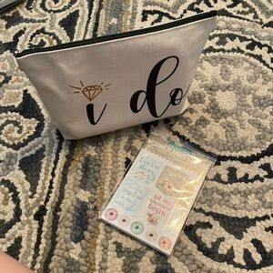 I Do bag and wedding planning stickers 💍